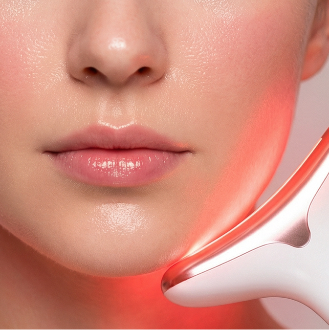 Luminasculpt Facial LED Massager – Lift & Glow in Seven Colours.